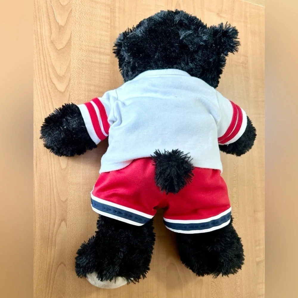 Build a Bear Teddy with sports outfit lot of 3 piece plush toys